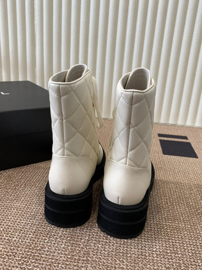 Lace-Up Boots