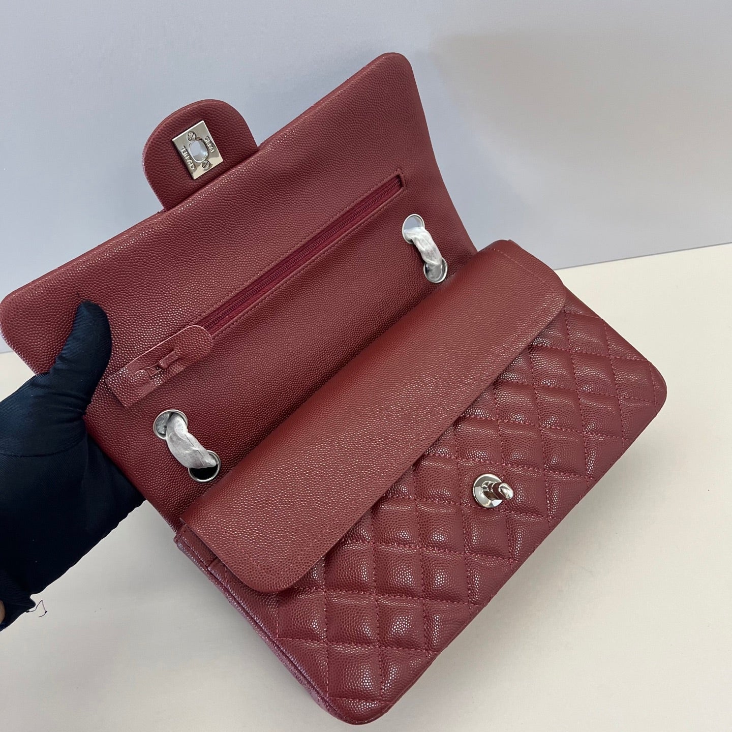 2.55 Medium Caviar Leather Flap Bag
