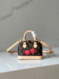 Nano Alma Monogram Canvas Bag with Cherry