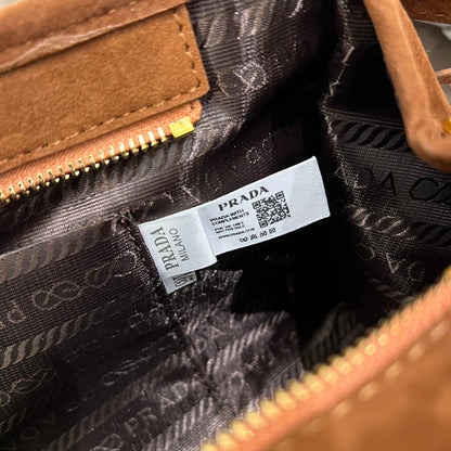 SoftLux Suede Top Handle Bag