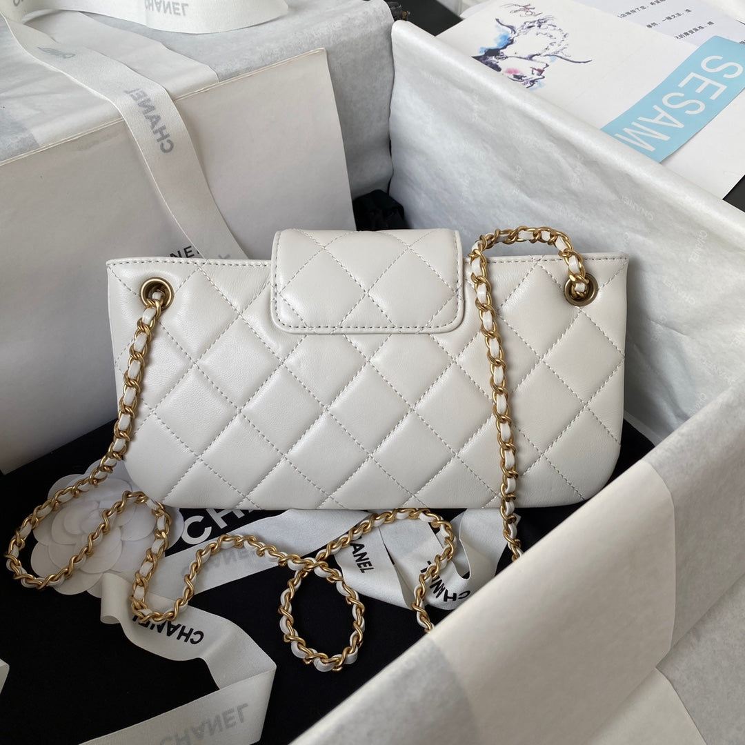 Mini Quilted Lambskin Shoulder Bag