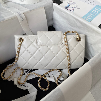 Mini Quilted Lambskin Shoulder Bag