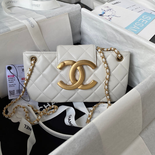 Mini Quilted Lambskin Shoulder Bag