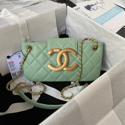 Mini Quilted Lambskin Shoulder Bag