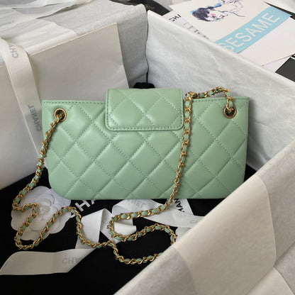 Mini Quilted Lambskin Shoulder Bag