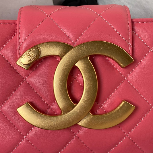Mini Quilted Lambskin Shoulder Bag