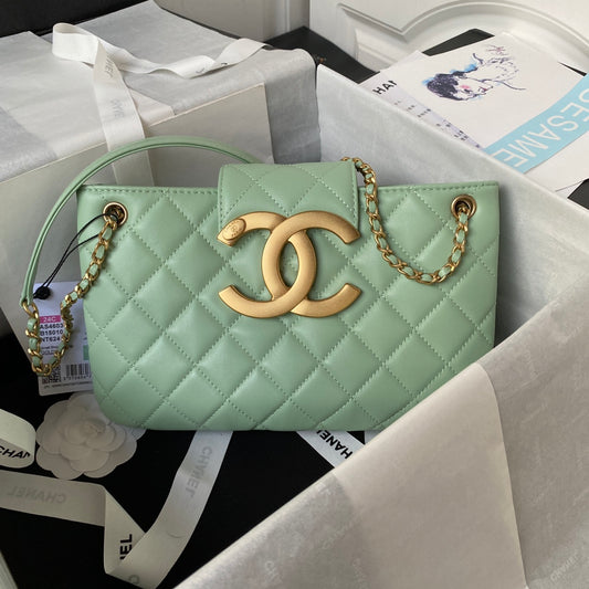 Lambskin Quilted Shoulder Bag