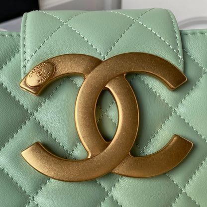 Lambskin Quilted Shoulder Bag