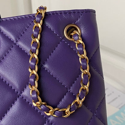 Lambskin Quilted Shoulder Bag