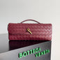 Andiamo Woven Leather Clutch Bag