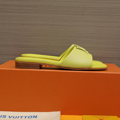 Leather Slide Slippers