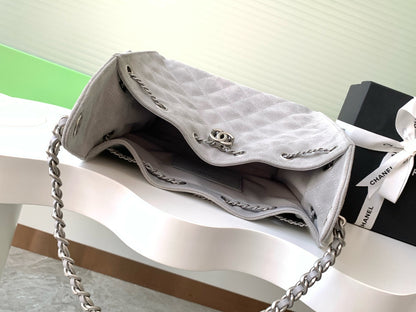 25 Medium Suede Bucket Bag