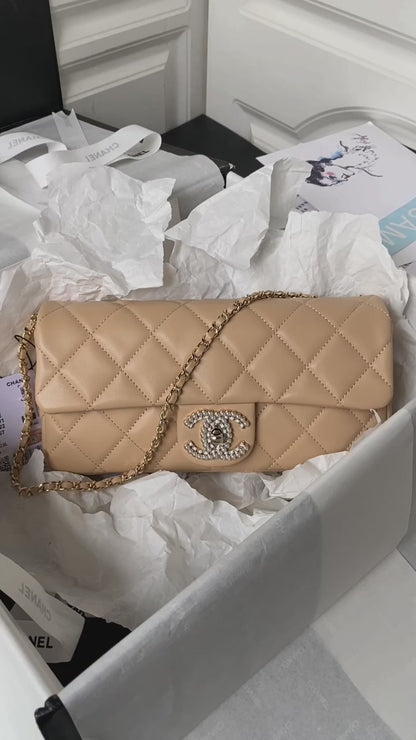 Pearl Flap Bag