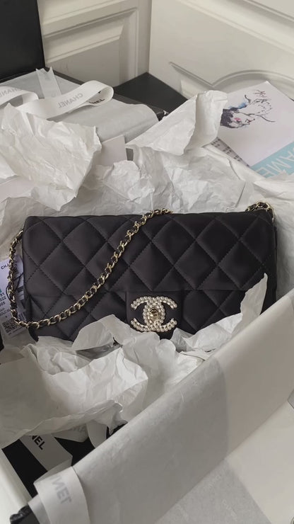 Pearl Flap Bag